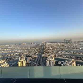 Dubai Palm from the Aura Skypool